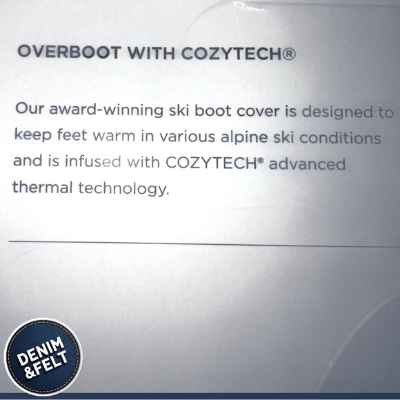 MadHappy Adults Unisex Thermal Ski Boot Cover | White and Blue | NEW/NIB 🎿⛷️🚡 - Picture 16 of 16